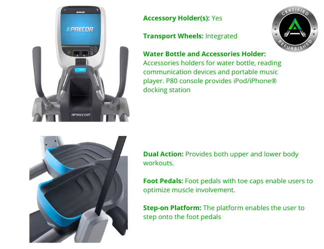 Precor p80 console deals
